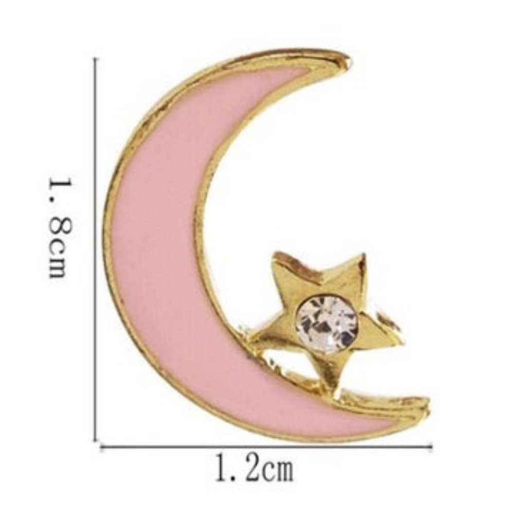 Sweet Moon Rabbit Earrings - Blue - Picture 8 of 9